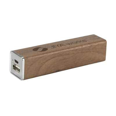 PowerCharge2000 Wood Powerbank